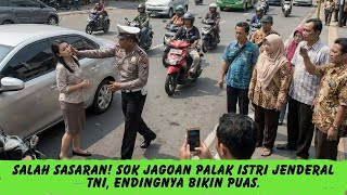 TAMPAR WANITA DI JALAN, Polisi Ini Gemetar Saat Tahu Siapa Suaminya! KARMA INSTAN.