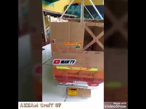  Miniatur  truk  dari kardus pasang stiker  YouTube