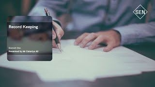 Record Keeping SEN Course Trailer