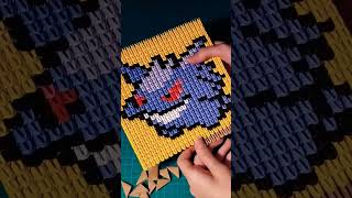 Gengar origami 👾 #origami #3dorigami #gengar #pokemon #papercraft #crafts