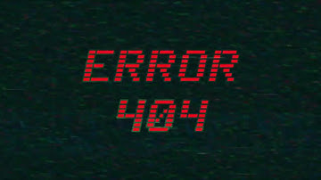 Error 404 Text Animation | No Copyright Glitch Effect Video Background