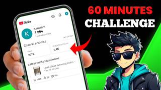 1 Hour Shorts Challenge - 1K Subscribers In 1 Hour Real Growth Live Proof Tutorial
