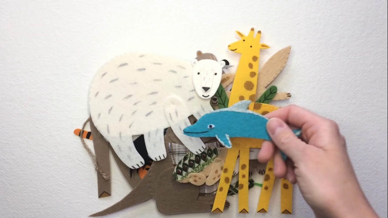 Felt Animals Mix | Quiet Book Characters | Фетровые звери | Персонажи для тактильной книжки