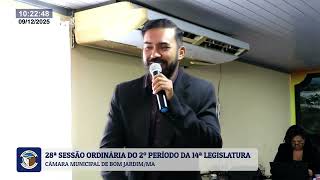 Discurso do vereador Evaldo Liarte / PDT - 09/12/2025