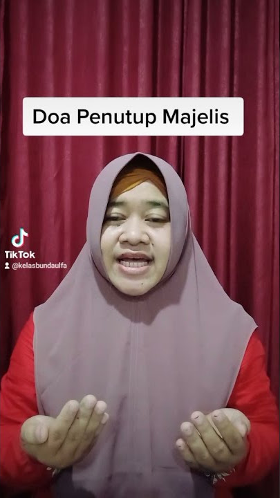 Doa Penutup Majelis