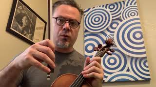 Pizzicato technique!
