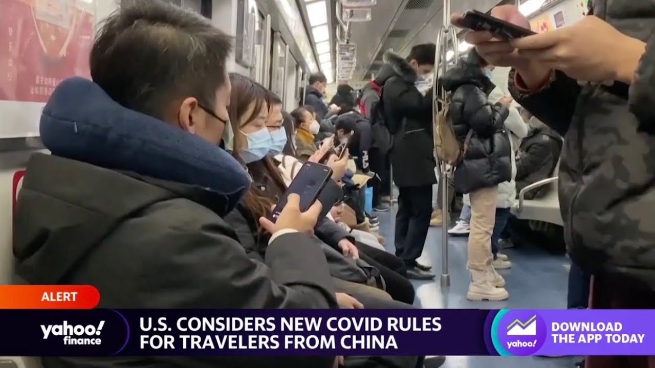 U.S. considers new COVID rules for travelers from China - YouTube