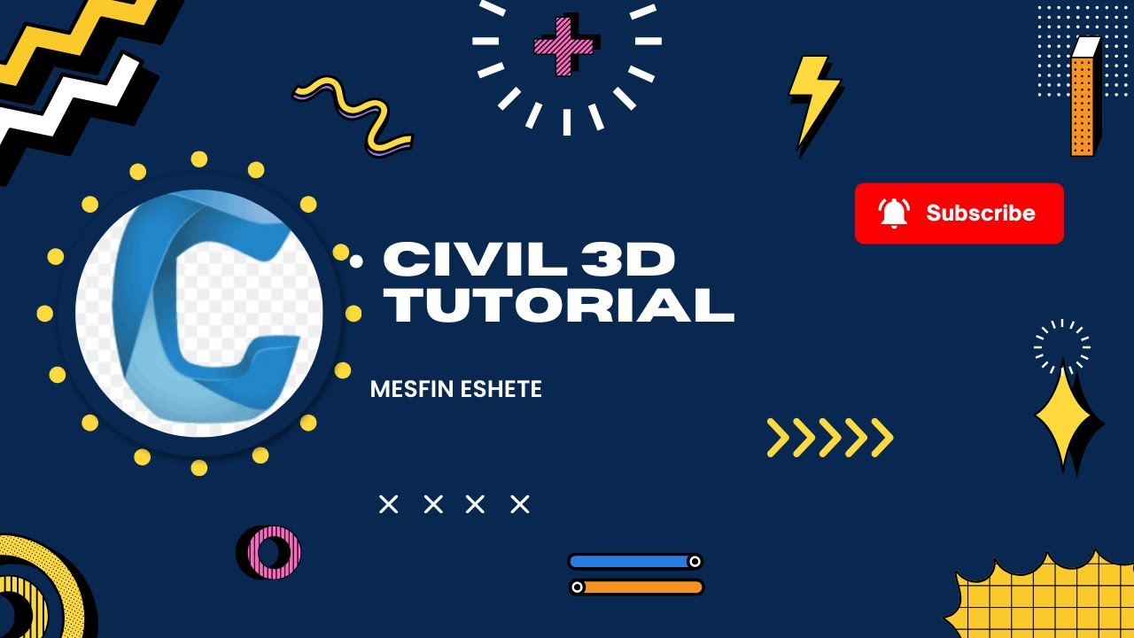 Civil 3D 2020 Tutorial Part 1 - YouTube