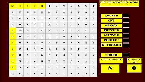 Visual Basic Activity word hunt tagalog tutorial