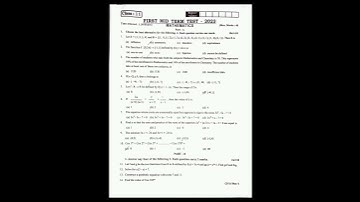11th standard maths first mid term question paper 2023