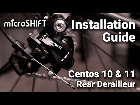 Centos 10 and Centos 11 Road Rear Derailleur Installation