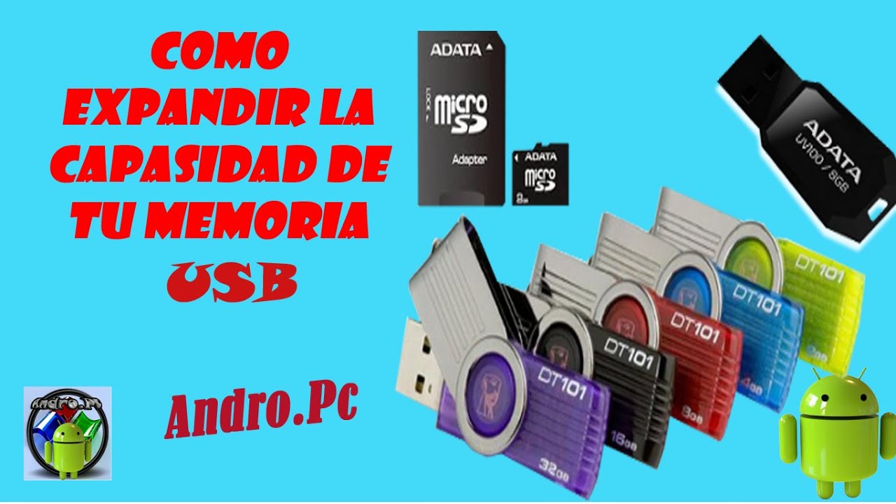 Expandir Memoria Usb De 8gb A 16gb