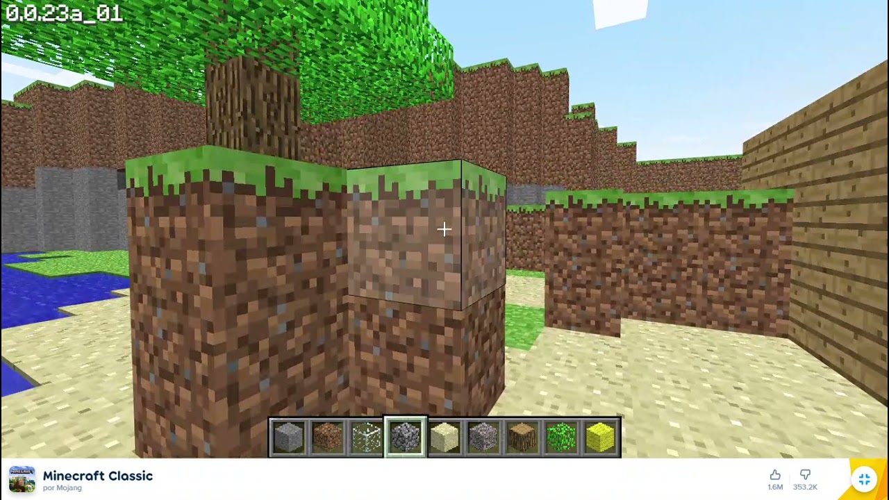 MINECRAFT CLASSIC Juega Minecraft Classic en Pais de Los Juegos Poki Google  Chrome 2021 04 24 