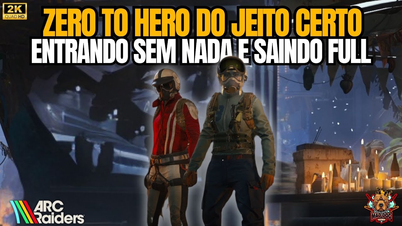 ARC RAIDERS - ZERO TO HERO - SEM ARMA - DE BOLSA FAMILIA E SAINDO FULL 🦴ARC RAIDERS🐶