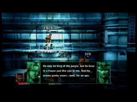 Snake's Codec Conversations Taunt (Donkey Kong) Super Smash Bros. Brawl - Nintendo Wii/Wii U