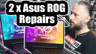2 x Asus ROG Laptops Customer made a mess. Can we Fix them ?