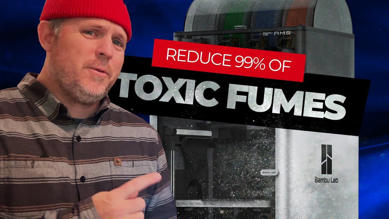 Reduce 99% Toxic Fumes Bambu 3D Printer Voxel Filter Upgrade