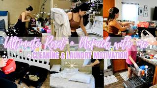ULTIMATE RESET + UNPACK WITH ME + CLEANING & LAUNDRY MOTIVATION | NEW 2026
