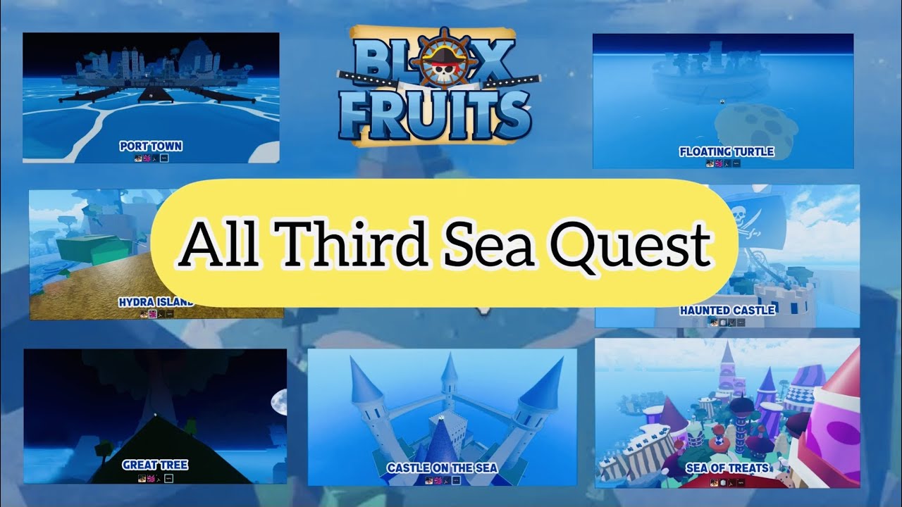 Completing All Quests in Third Sea, All Third Sea NPC & Boss Locations