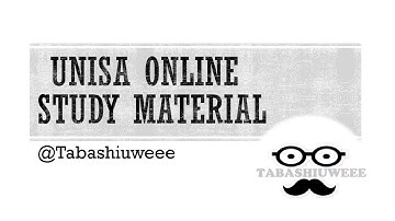 Unisa Online Study Material 2025