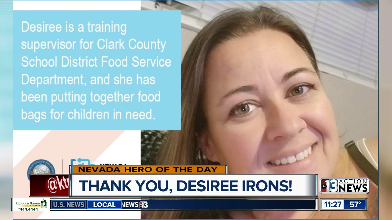 Nevada Hero of the Day: Desiree Irons