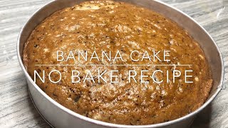 No Oven Moist Banana Cake with Easy Ingredients|No Vanilla Extract|With Bear Brand Powdered Milk