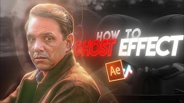 EASIEST Ghost Effect Tutorial in 2024! (After Effects)
