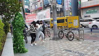 Bushman Prank "KYUNGSUNG UNIVERSITY" in South Korea(경성대학교)