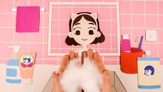 SkinCare before bedtime 피부 관리🧡 Let's do it !丨Meng's Stop Motion