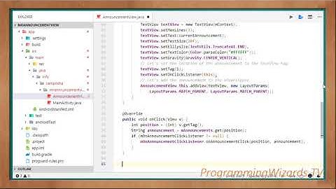 Android S11E5 : Announcement Ticker View using View Flipper