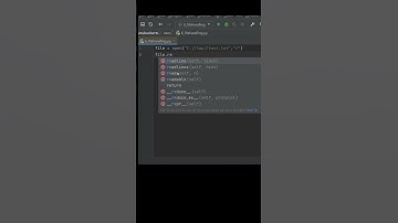 File Operations in Python 🔥💥😍 #shorts #python