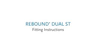 Ossur Rebound DUAL Custom Knee Brace Putting on Instructions