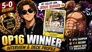 Winning OP16 Pre-Release | Deck Building & Winning Strategy | Mr. Yellow