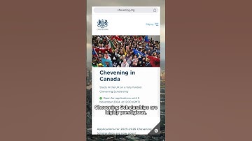 Applications for the UK Government’s Chevening Scholarships is now open to apply