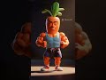CARROTCharacter Style Gym Carrot Hero AL IMAGE PROMPT