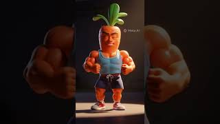 CARROTCharacter Style Gym Carrot Hero AL IMAGE PROMPT