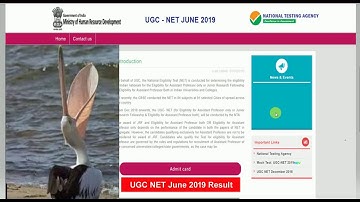 UGC NET June 2019 Result