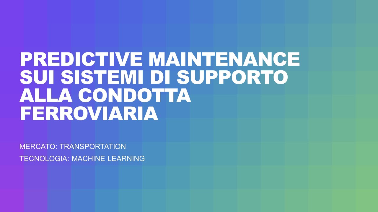BLUE REPLY Predictive Maintenance sui sistemi di supporto alla condotta ferroviaria YouTube BLUE REPLY Predictive Maintenance sui sistemi di supporto alla condotta ferroviaria YouTube