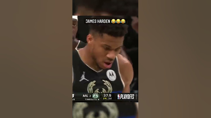 James Harden’s reaction while Giannis gets ready to shoot a free throw 😅😂 #Shorts