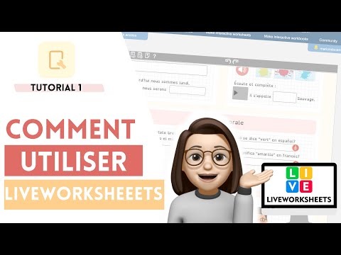 Tutoriel Liveworksheets - accès élèves (connexion et présentation de 10 exercices interactifs)