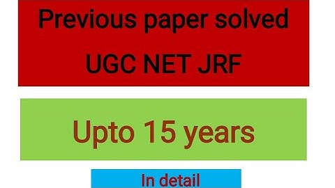 Previous papers solved UGC NET JRF commerce December 2008