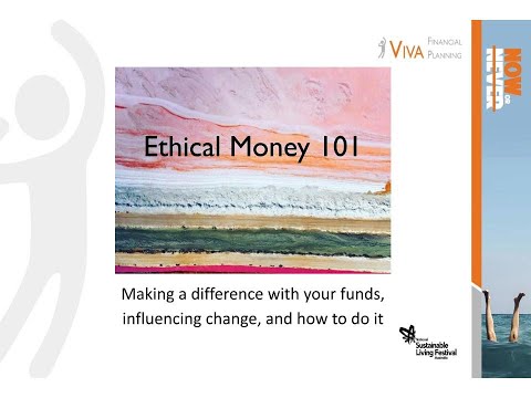 Ethical Money 101 by Viva Financial Planning