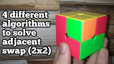 4 different algorithms to solve Adjacent swap (2x2)