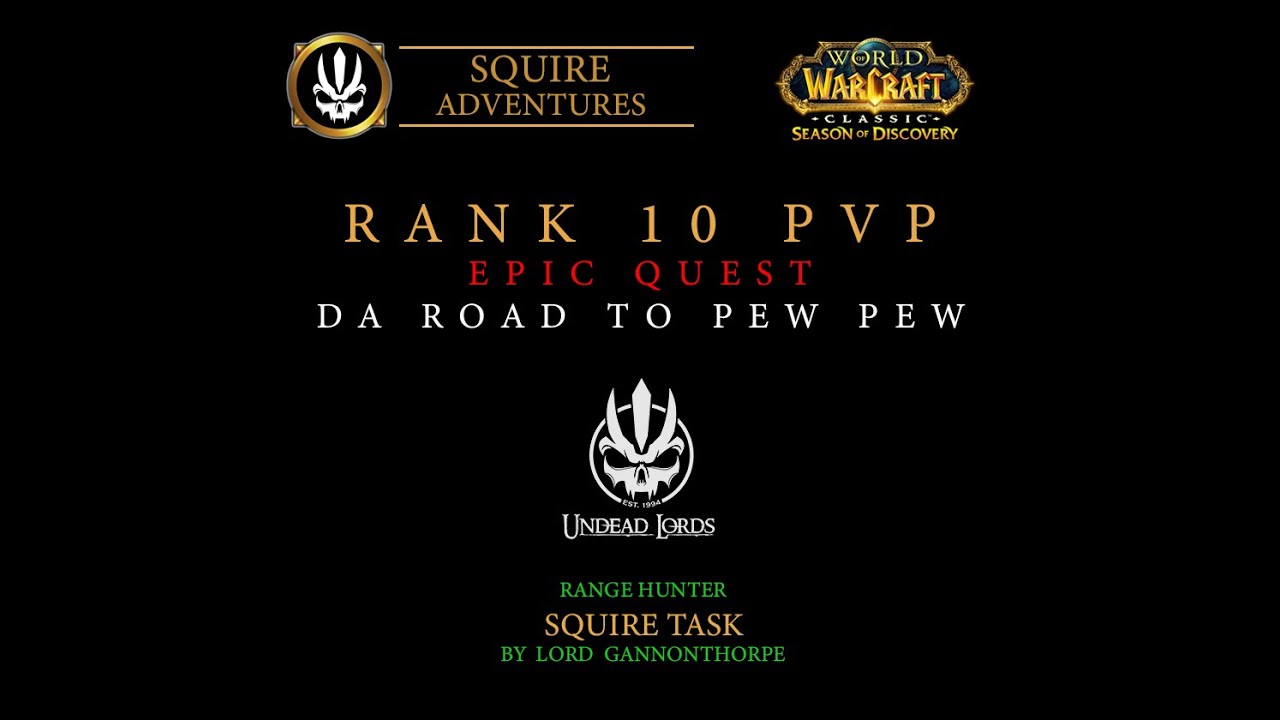 UNDEAD LORDS - WOW ROAD TO RANK 10 - ALTERAC VALLEY