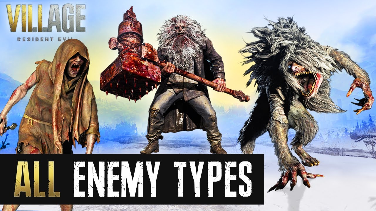 All Enemies & Bosses in Resident Evil Village [RE8]