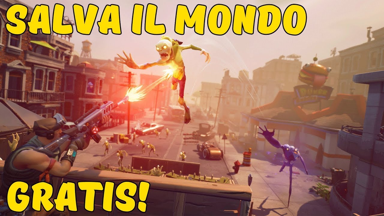 SCARICA FORTNITE SALVA IL MONDO COME