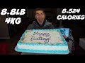 Dairy queens biggest ice cream cake challenge dairy queen mukbang cheat day