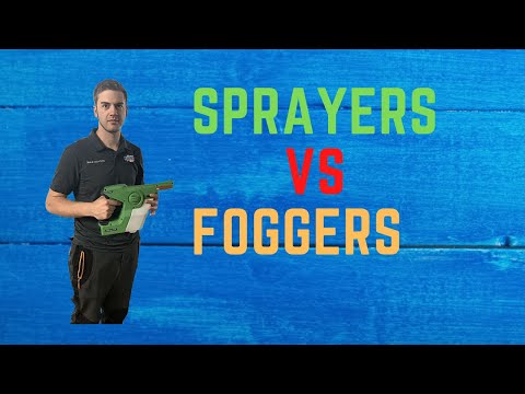 Electrostatic Sprayer vs. Fogger