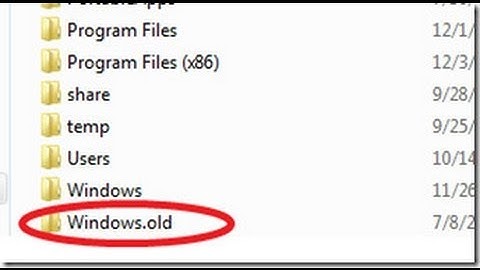 How To: Delete windows.old/an old OS from windows 8/8.1