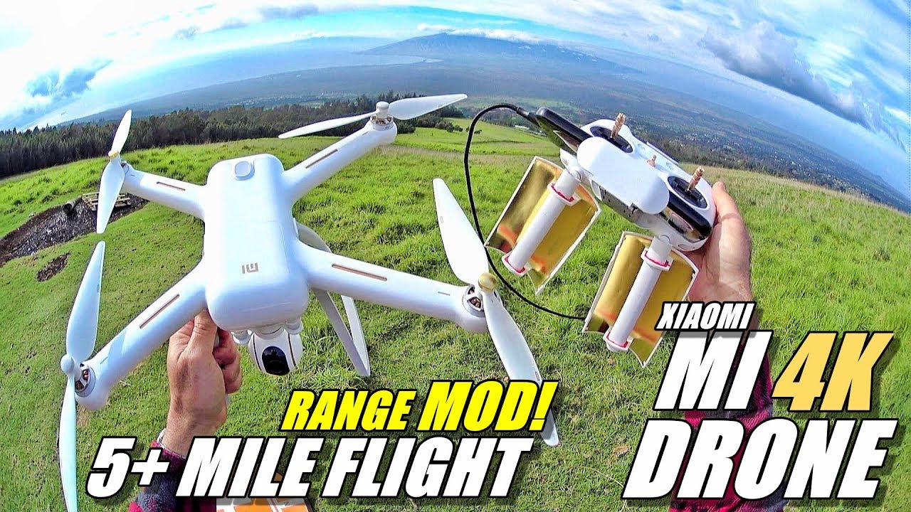 XIAOMI MI Drone 4K   Easy Range Mod  Range Test   5 Mile Flight